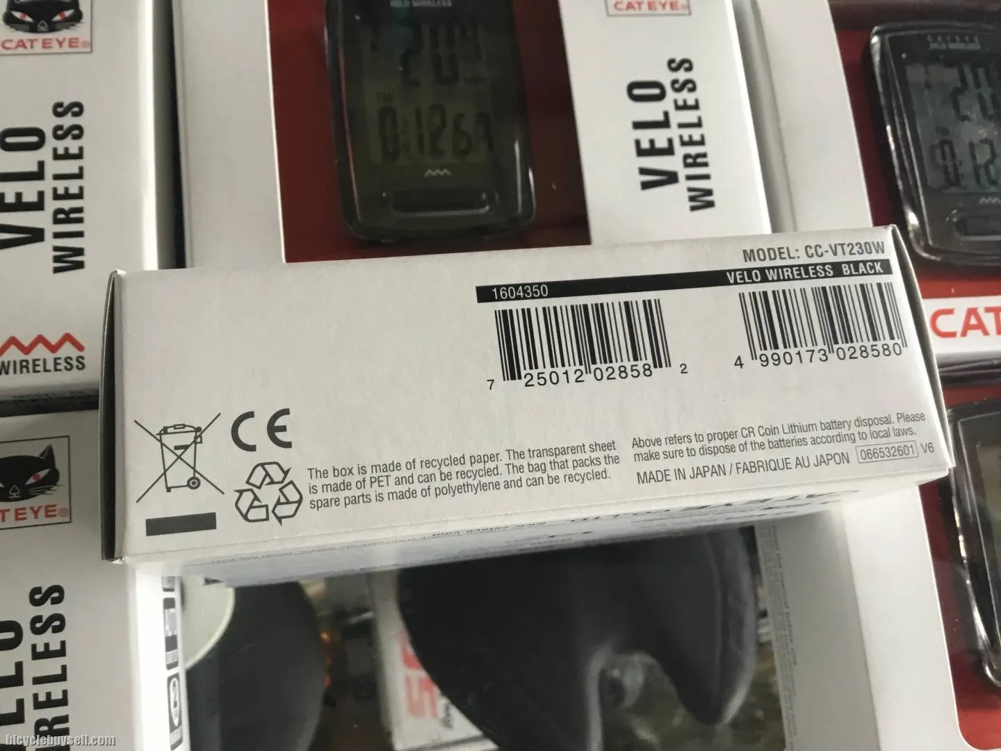 Cateye Velo Wireless Cycle Computer / Made In Japan (free pos w.m)