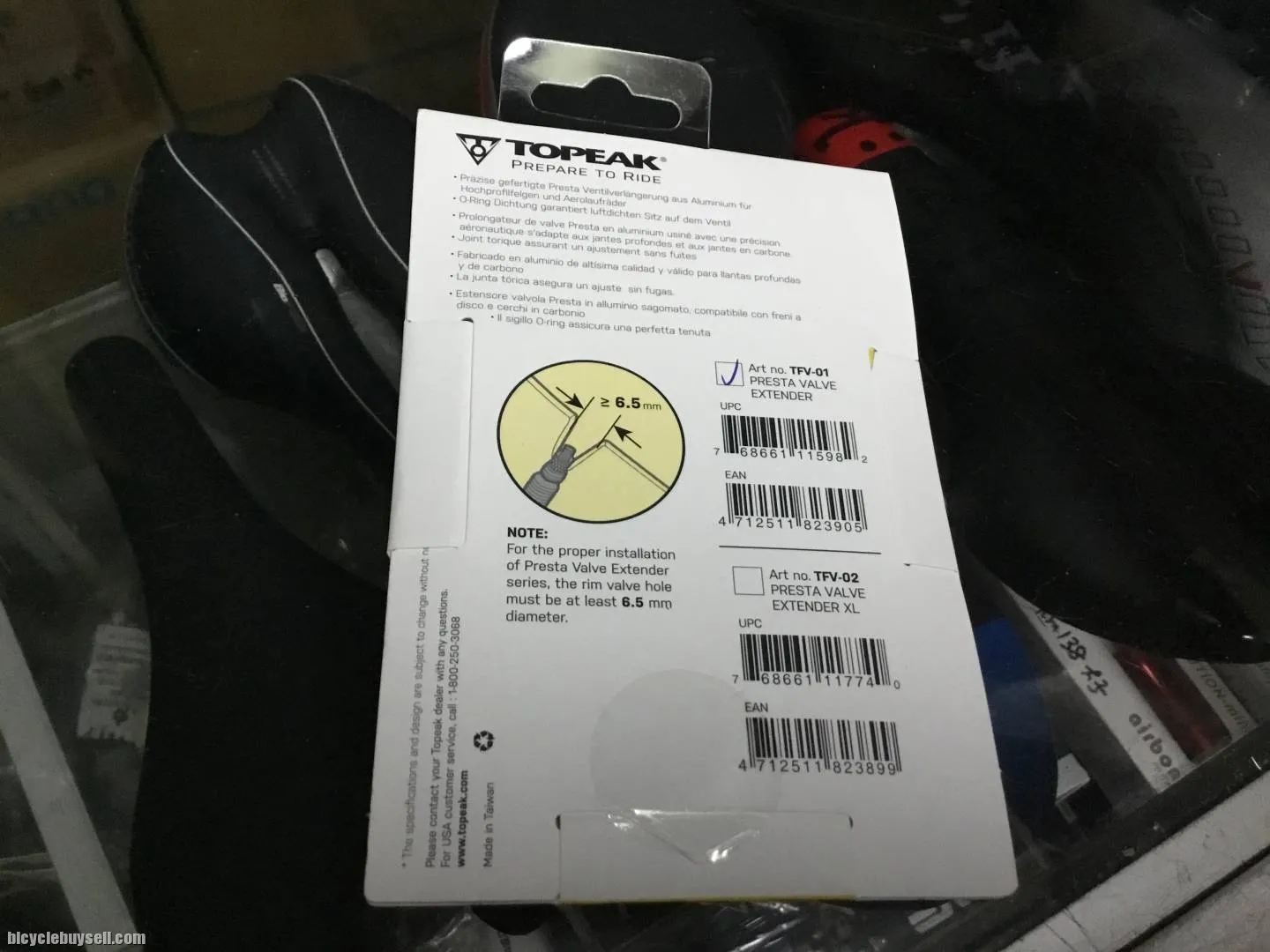 Topeak Pro Tube Valve Extender / 43mm (free pos w.m)