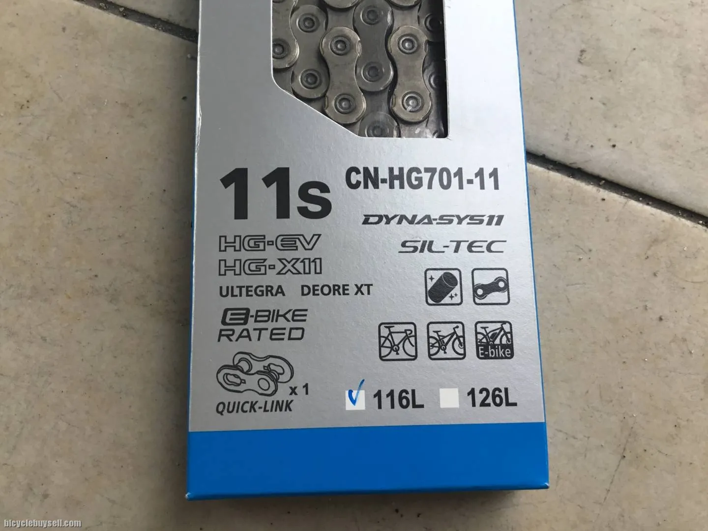 Shimano 11speed Chain HG701 Ultegra/XT -- free courier