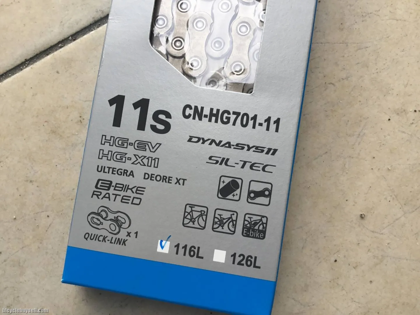 Shimano 11speed Chain HG701 Ultegra/XT -- free courier