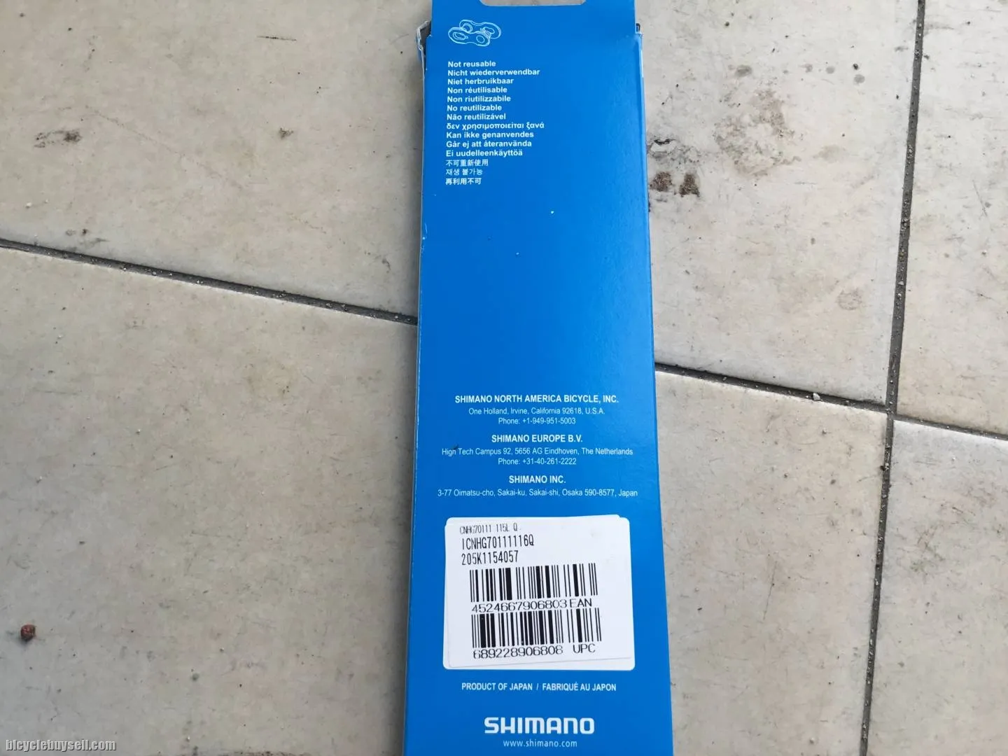 Shimano 11speed Chain HG701 Ultegra/XT -- free courier