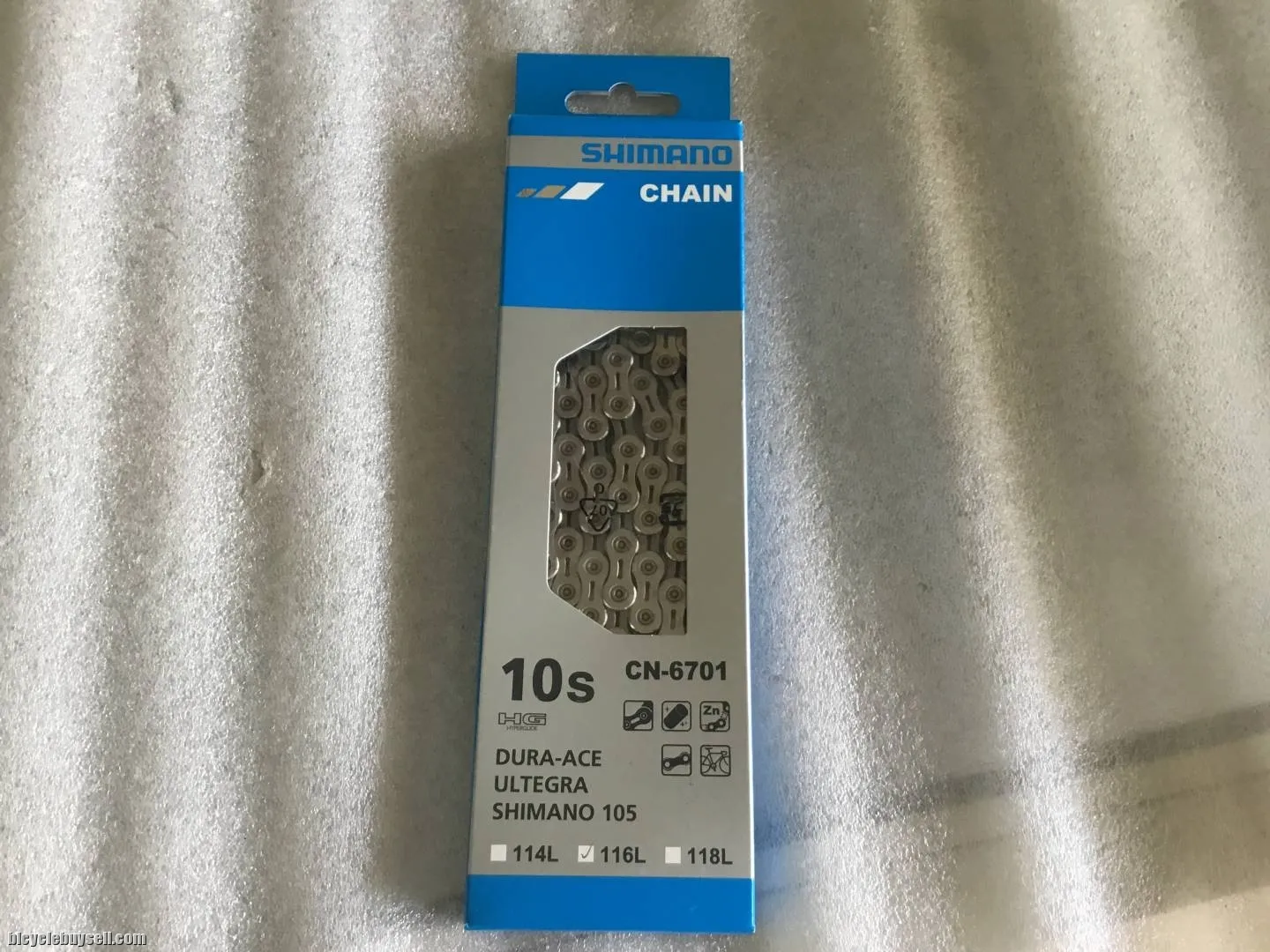 Shimano Ultegra | Dura Ace | 105 CN-6701 10-speed Chain @ free pos