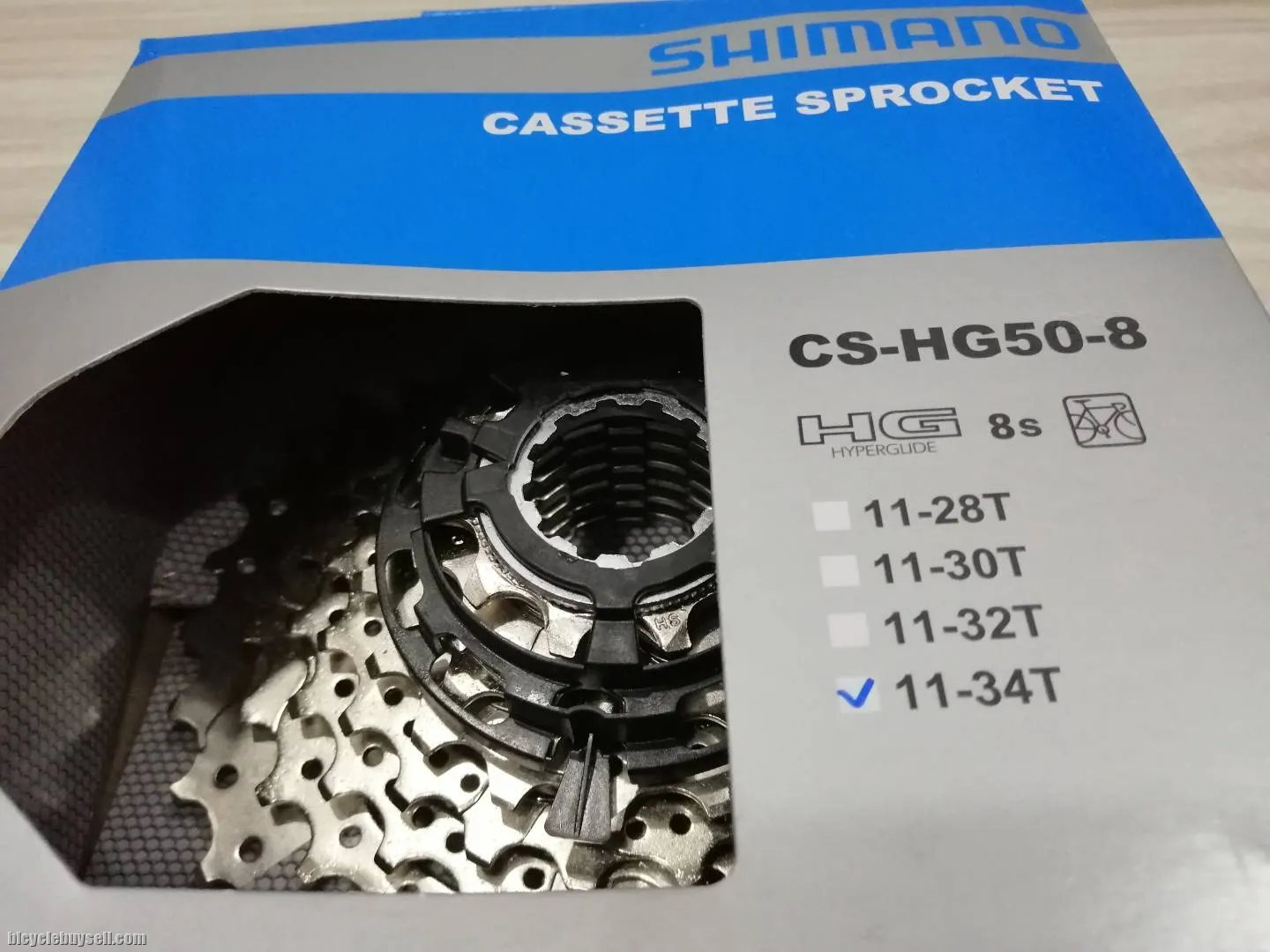 Shimano Claris CS-HG50 11-34t 8 Speed Cassette