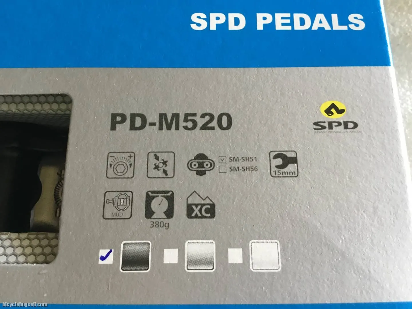 Shimano PD-M520 Pedals | MTB Clip-In Pedals  @ free pos