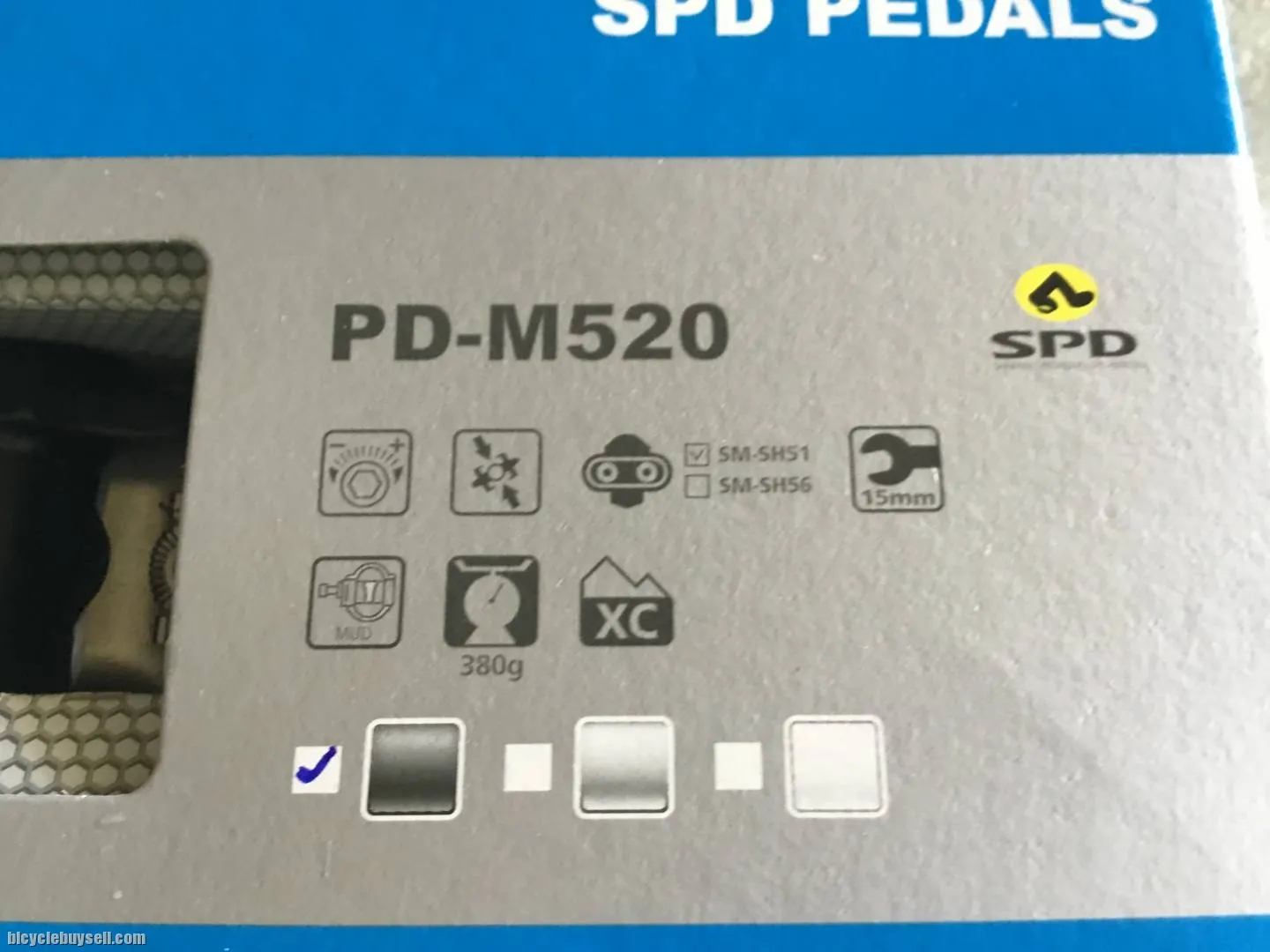 Shimano PD-M520 Pedals | MTB Clip-In Pedals  @ free pos