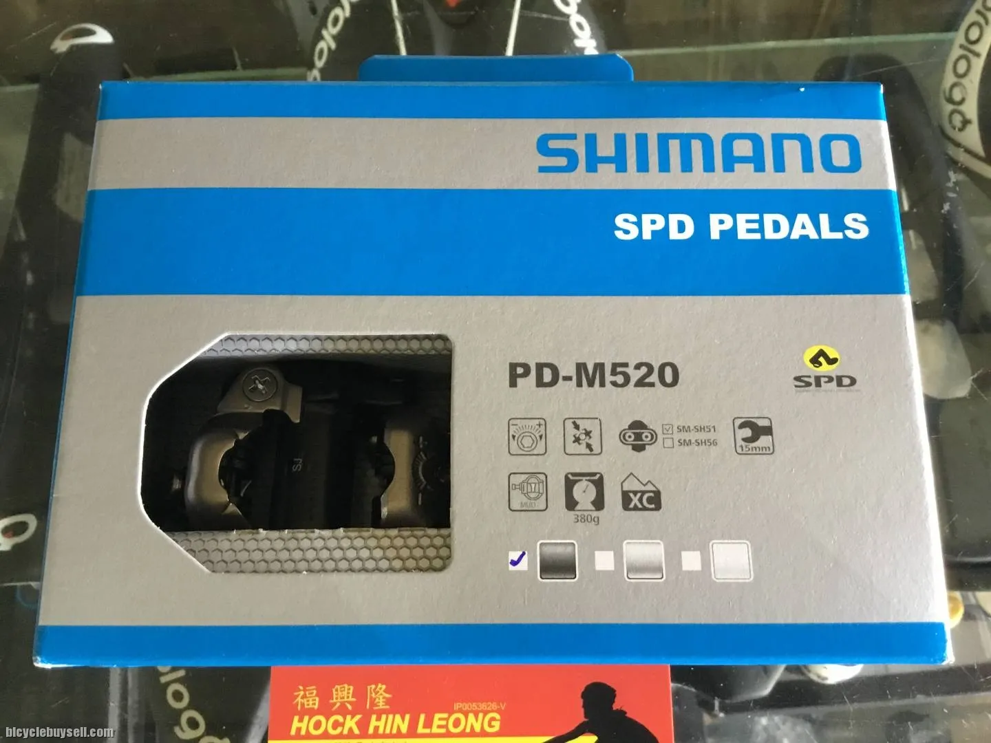 Shimano PD-M520 Clipless Pedal MTB / Free Platform Shimano (free pos w.m)