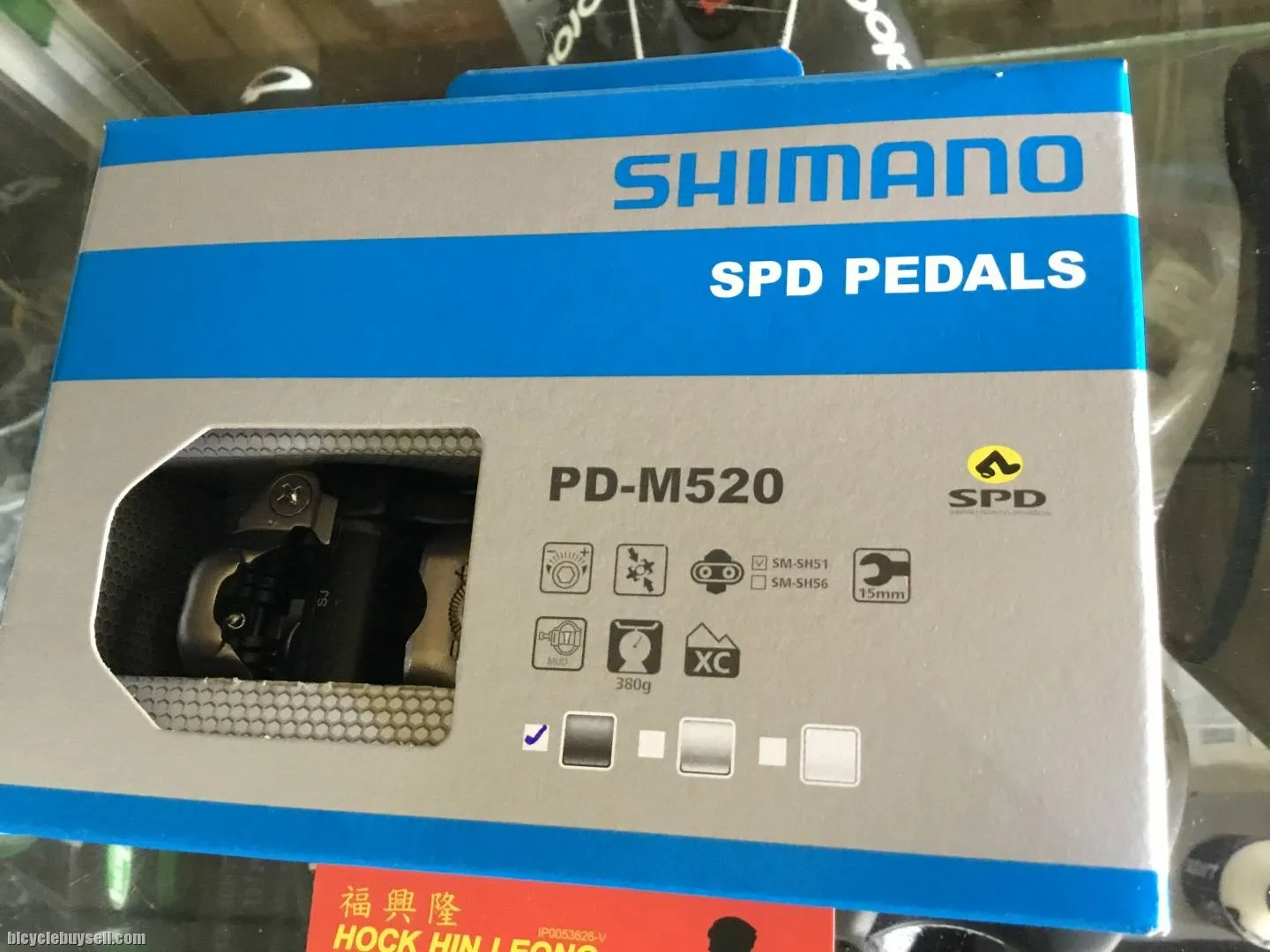 Shimano PD-M520 Clipless Pedal MTB / Free Platform Shimano (free pos w.m)