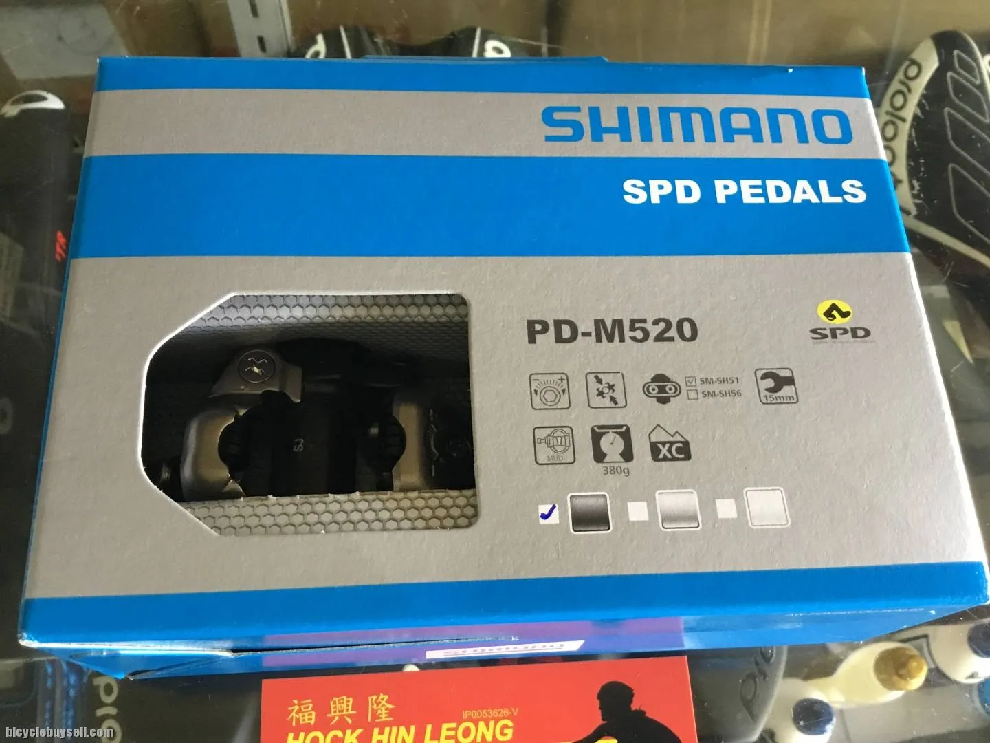 Shimano PD-M520 Clipless Pedal MTB / Free Platform Shimano (free pos w.m)