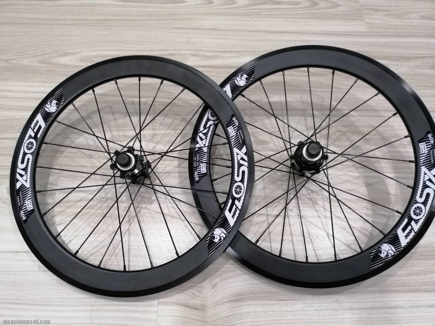 Eiosix 40mm 20" 406 8-11 Speed Disc Wheel Set