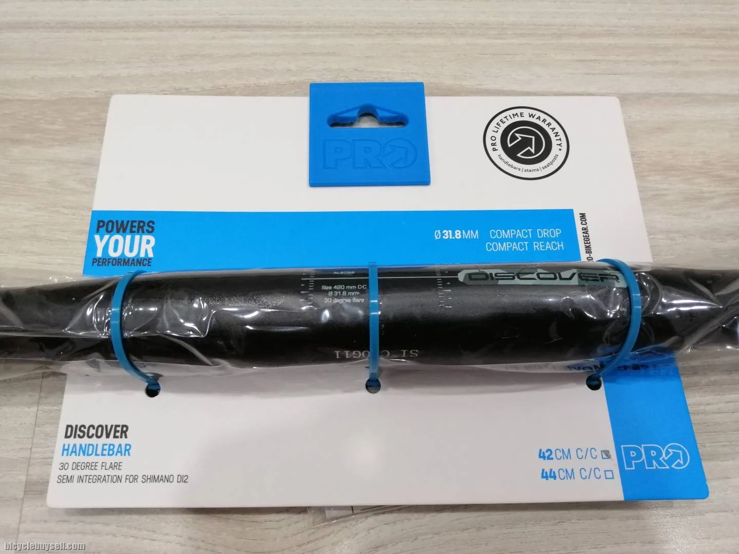 Shimano Pro Discover Gravel 30 Degree Handlebar 42cm (Center-to-Center)