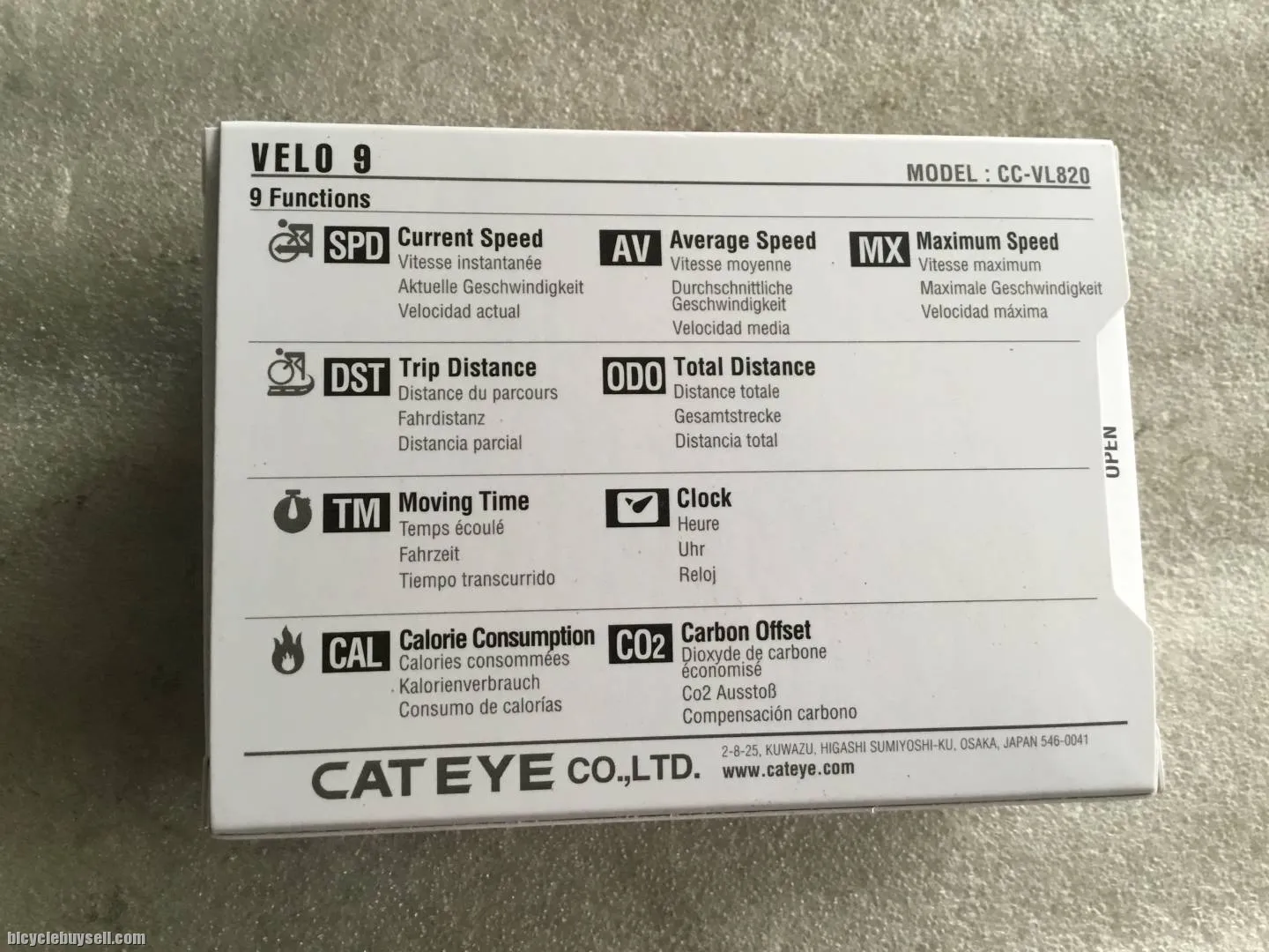 Cateye Velo 9 | Made in Japan @ free pos