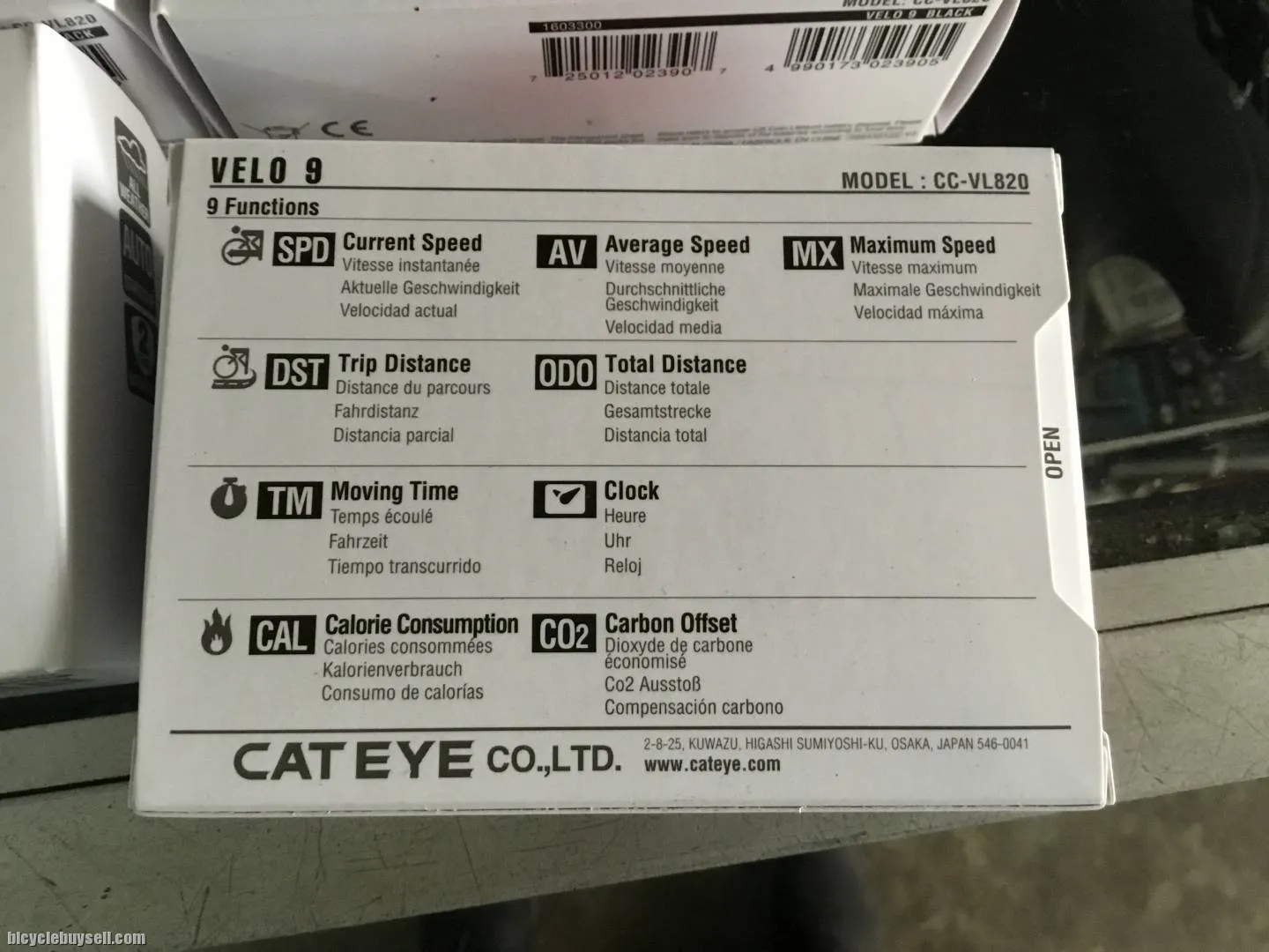 Cateye Velo 9 Meter / Made in Japan (free pos w.m)