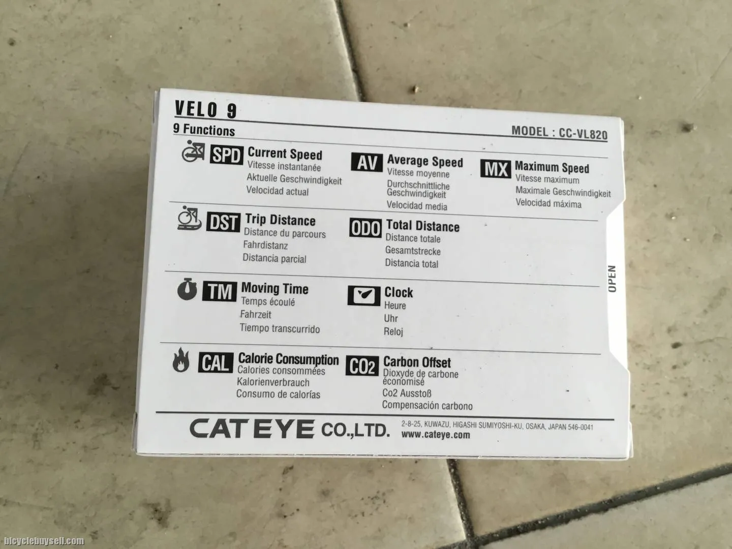 Cateye Velo 9 Cycling Computer - Japan Made - free courier