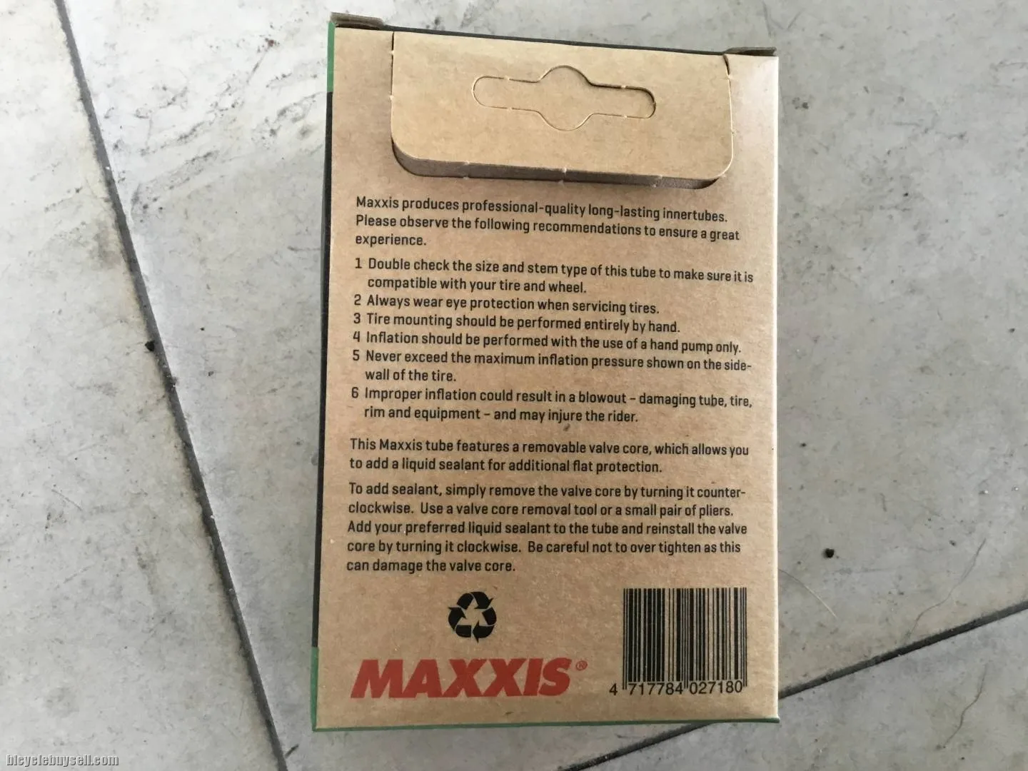 Maxxis Tubes 29er 1.9/2.35 - ( Made In Taiwan ) - Light Weight