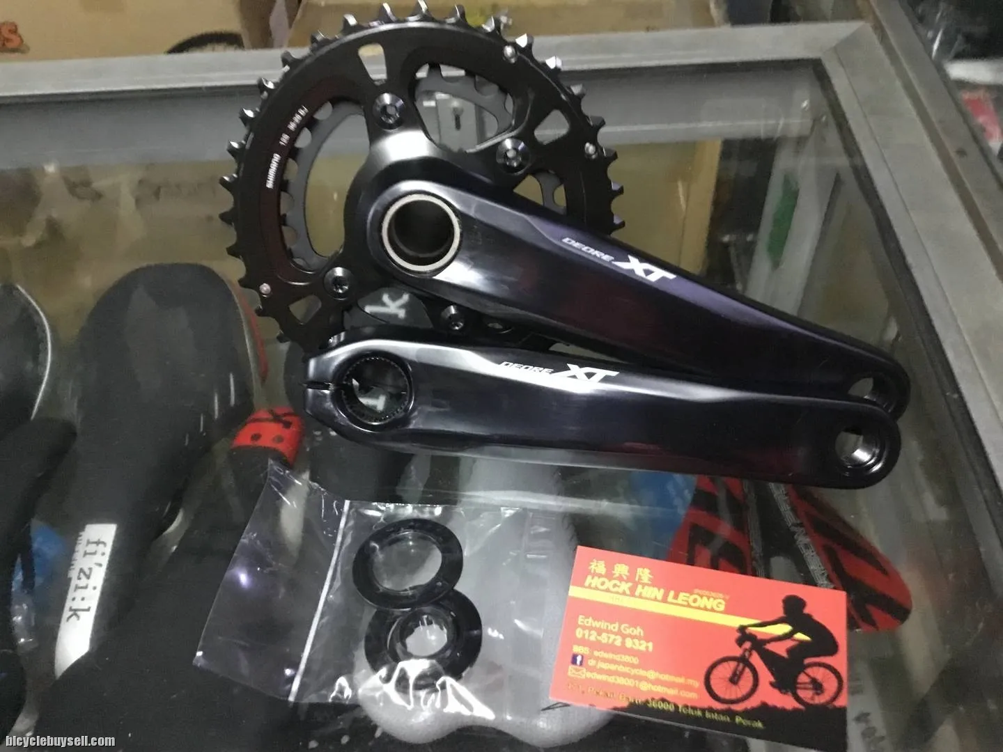 Shimano XT M8120 Crankset 2x12s/170mm (free pos w.m)