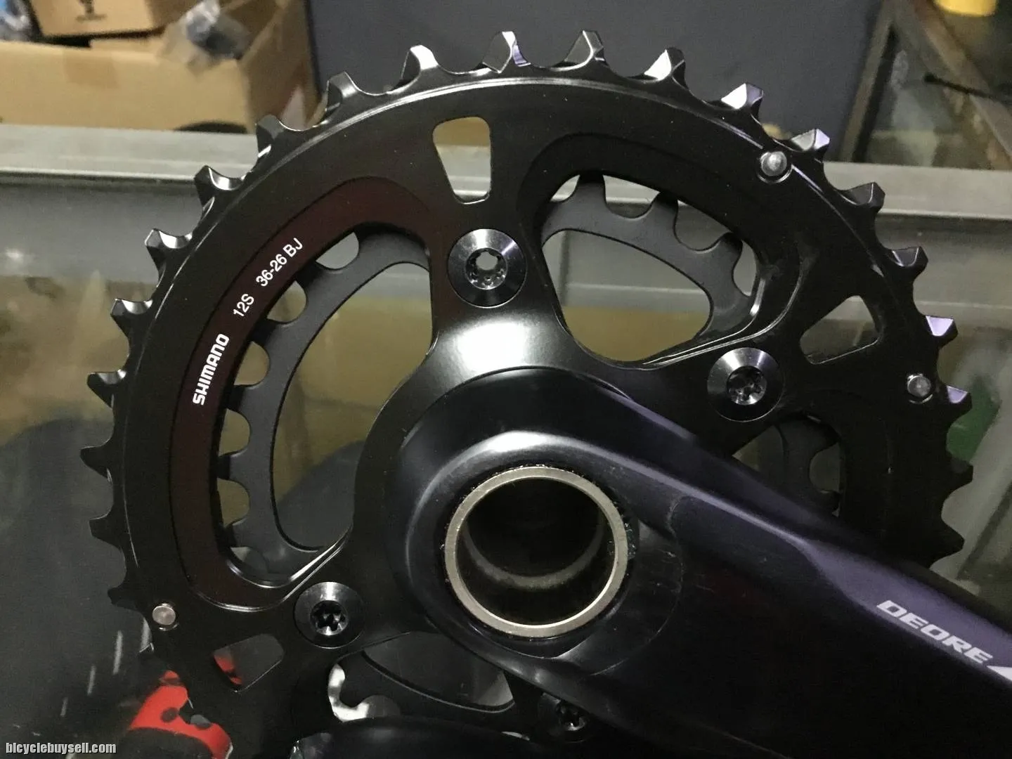 Shimano XT M8120 Crankset 2x12s/170mm (free pos w.m)