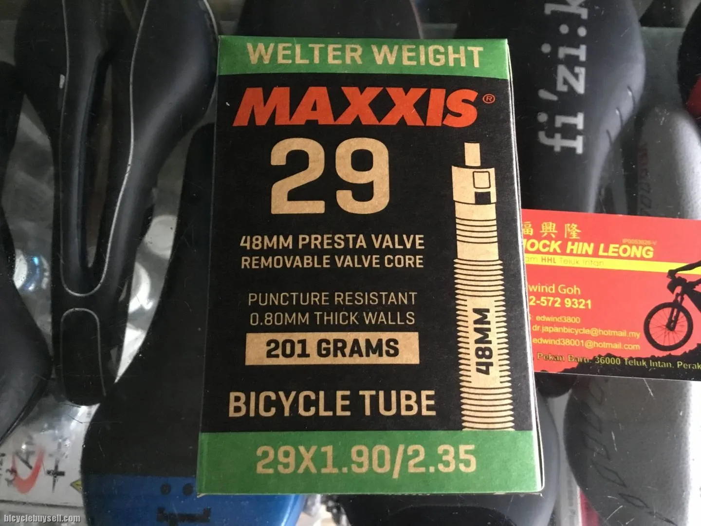 Maxxis Light Weight Tubes 29er-1.9-2.35 Presta Tuib / Taiwan