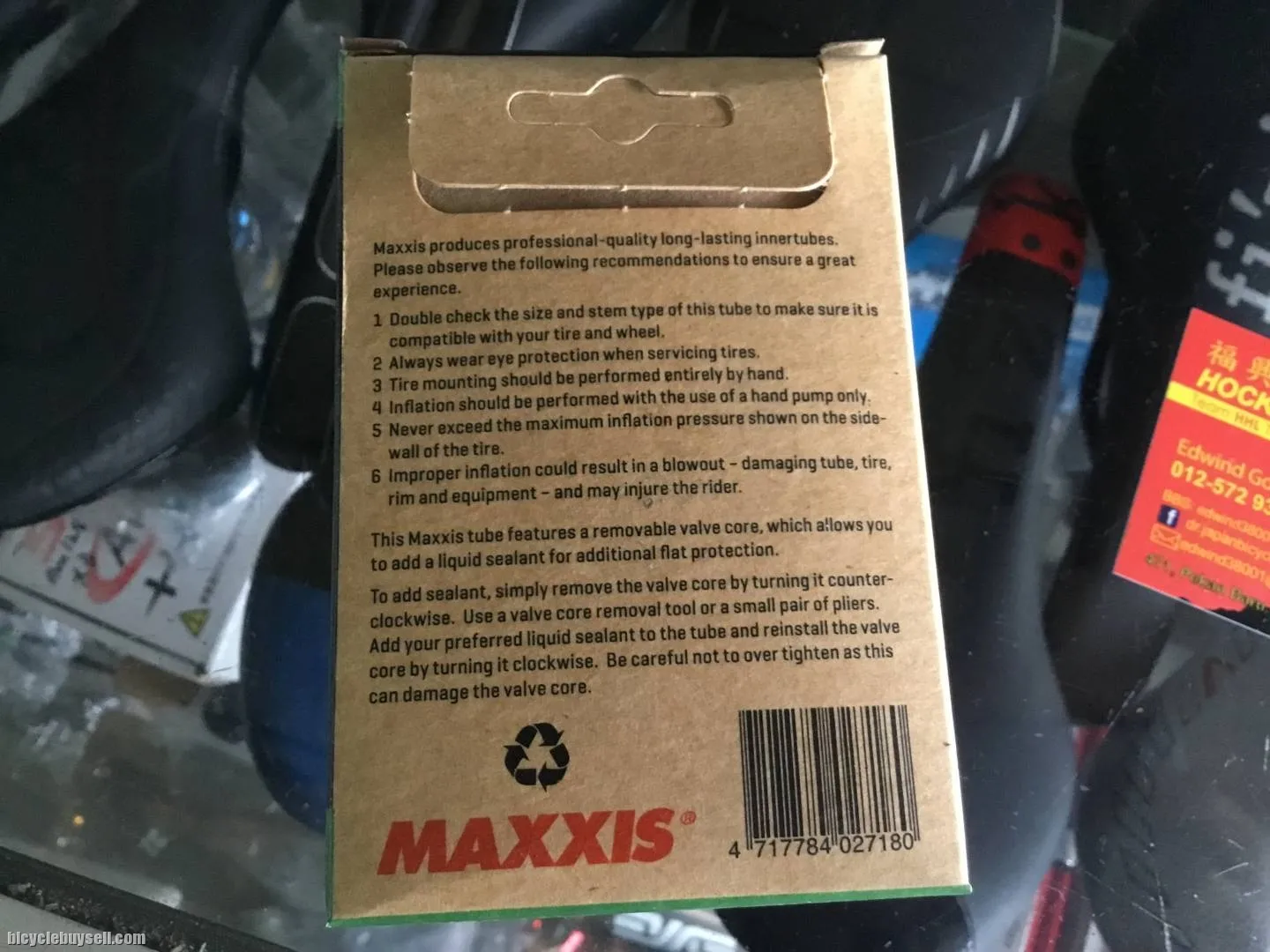 Maxxis Light Weight Tubes 29er-1.9-2.35 Presta Tuib / Taiwan