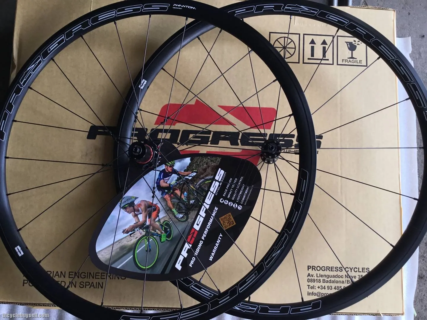 Progress Phantom AirPlus Road Tubeless Wheelset @ free pos