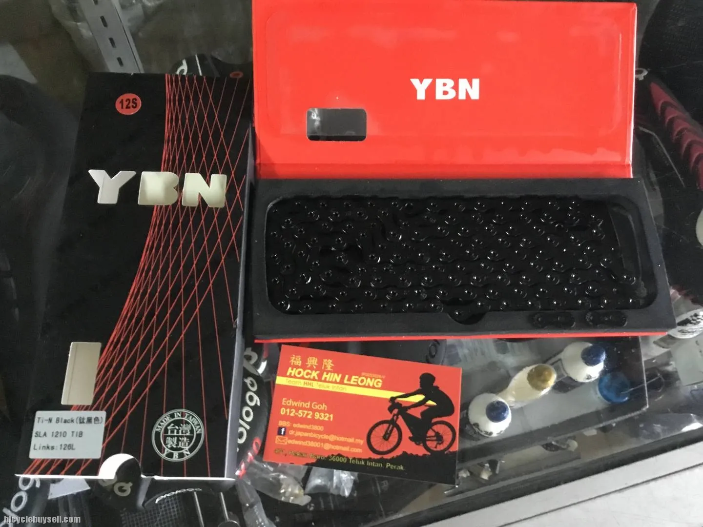 YBN Chain 12speed TitaniumBlack 126L ( free pos w.m)