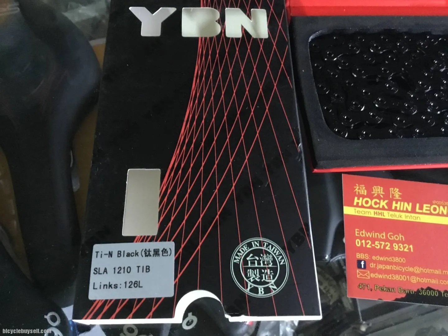 YBN Chain 12speed TitaniumBlack 126L ( free pos w.m)