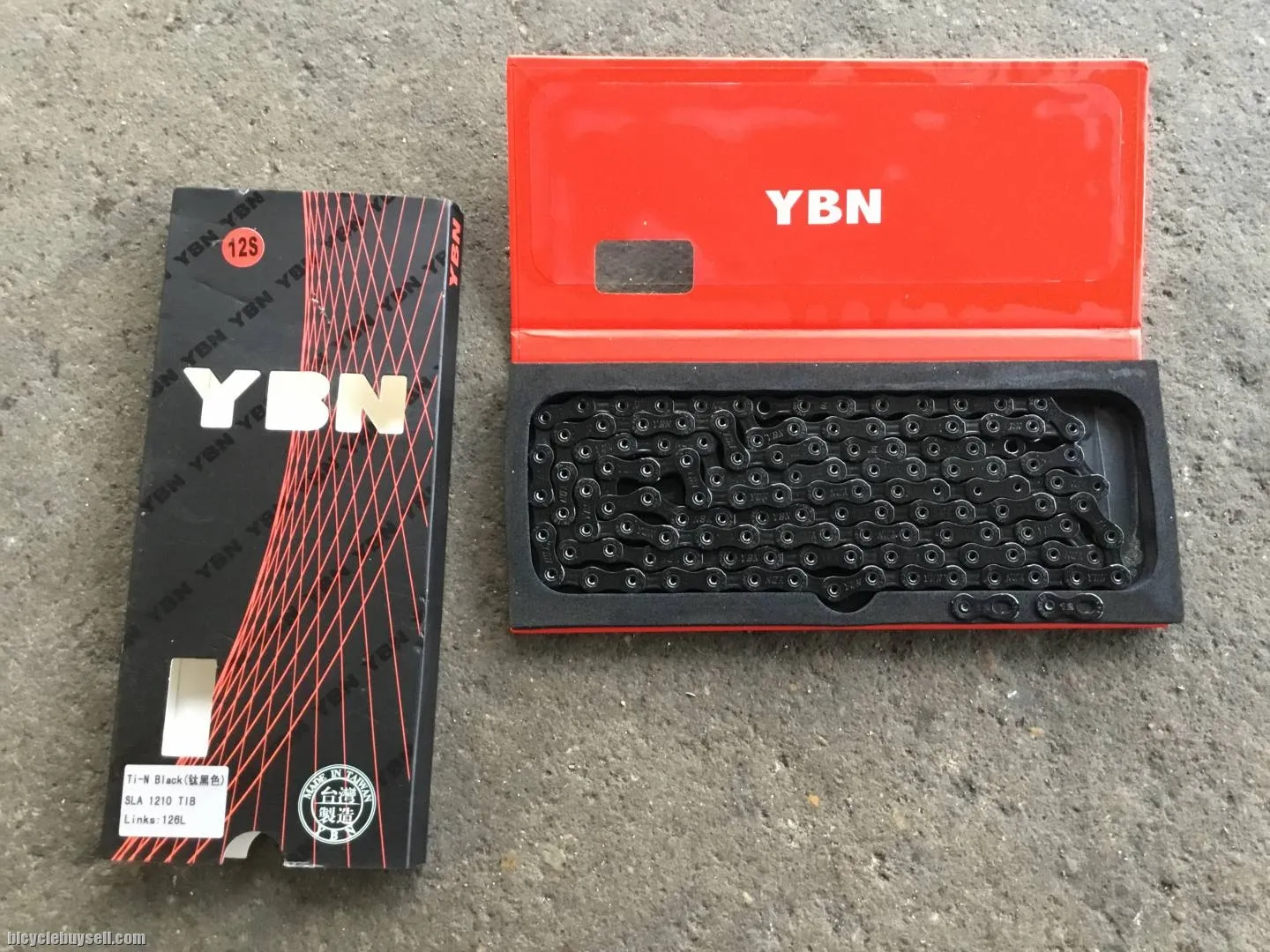 YBN SLA12speed Chain TI Black - free courier