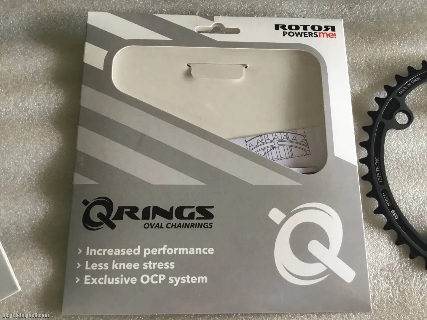 Rotor ALDHU Inner Q-Ring 39T For Shimano 110x4Arm @ free pos
