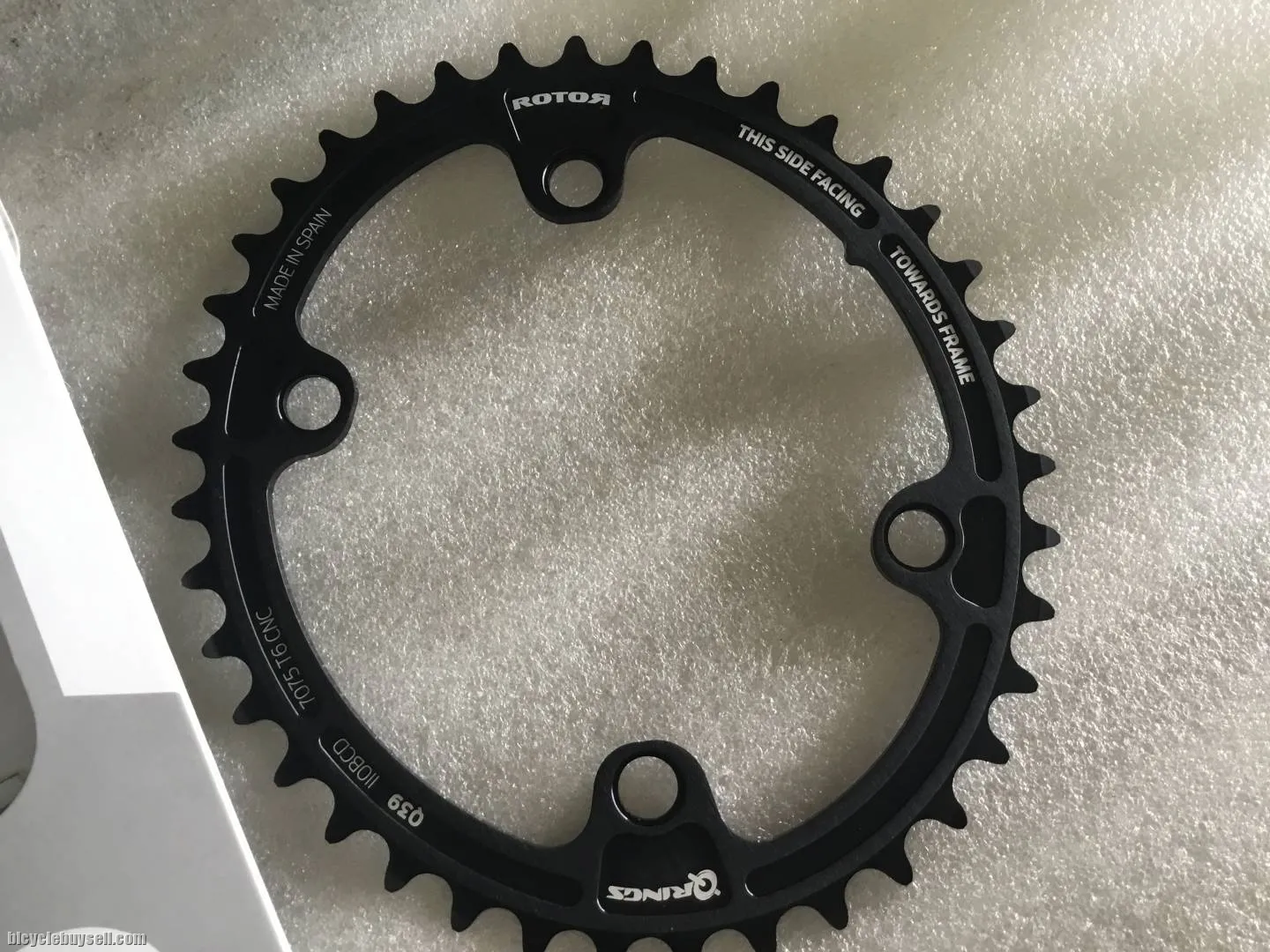 Rotor ALDHU Inner Q-Ring 39T For Shimano 110x4Arm @ free pos