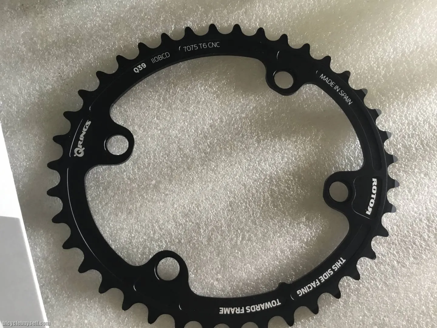 Rotor ALDHU Inner Q-Ring 39T For Shimano 110x4Arm @ free pos