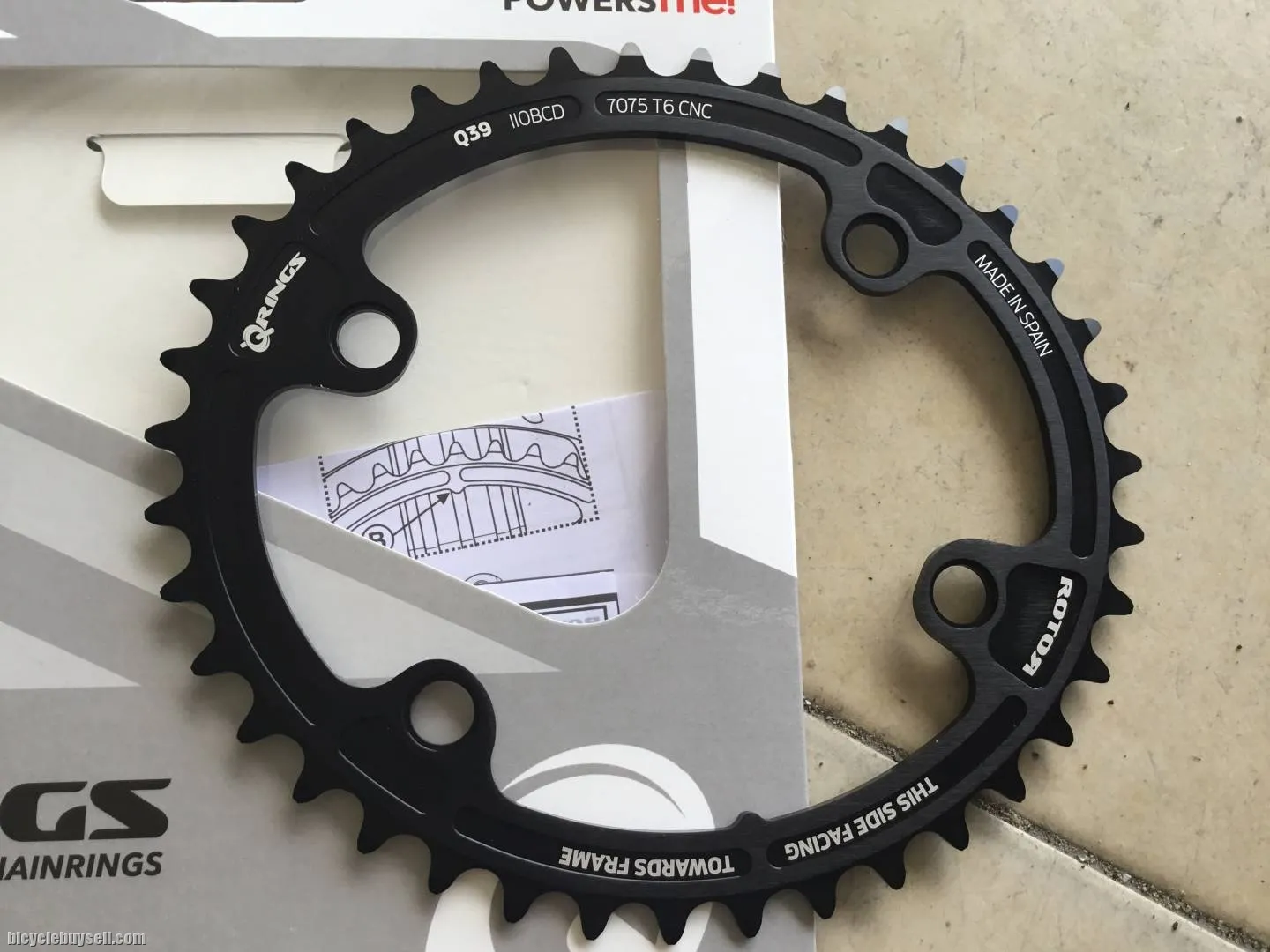 Rotor ALDHU Inner 39T Shimano ChainRing 110x4 - free courier