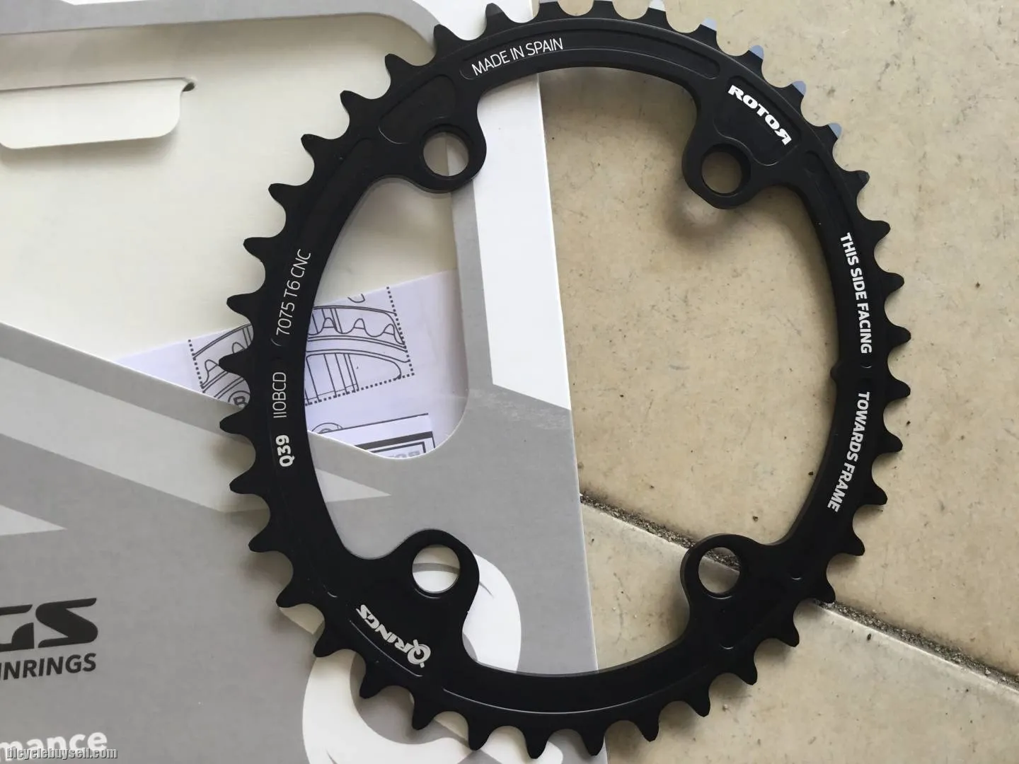 Rotor ALDHU Inner 39T Shimano ChainRing 110x4 - free courier