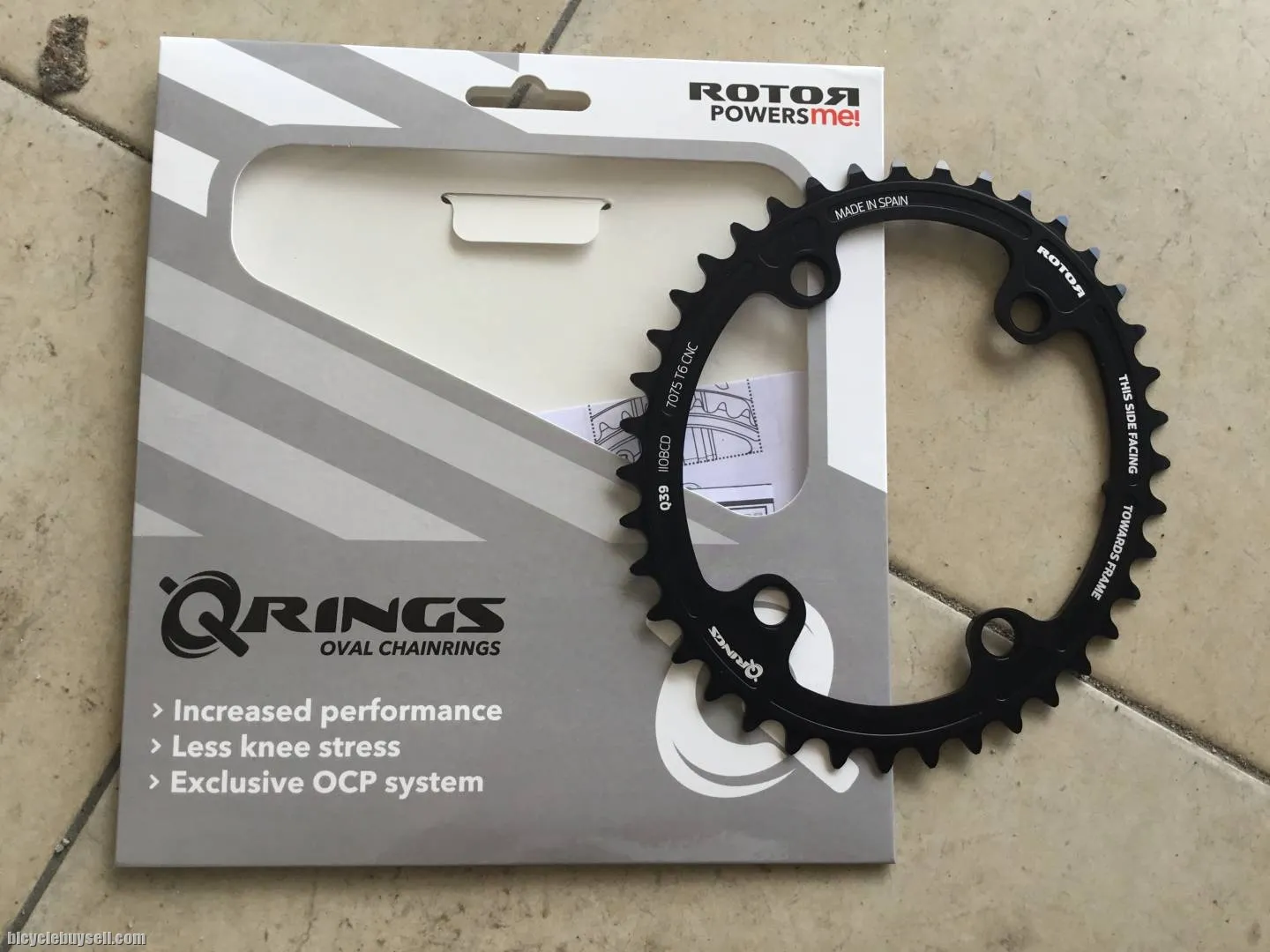 Rotor ALDHU Inner 39T Shimano ChainRing 110x4 - free courier
