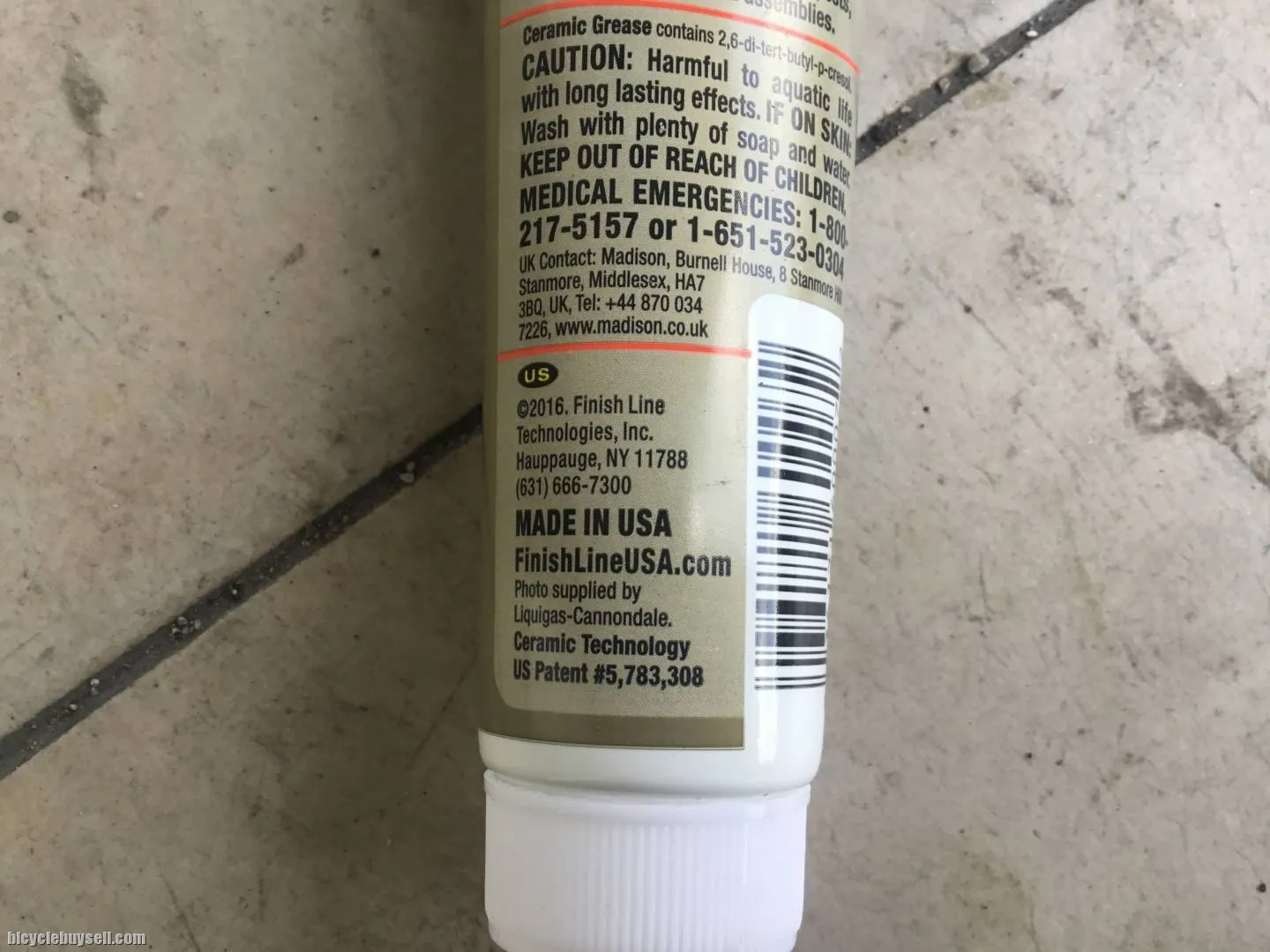Finish Line Ceramic Grease 60ml - USA -- free courier