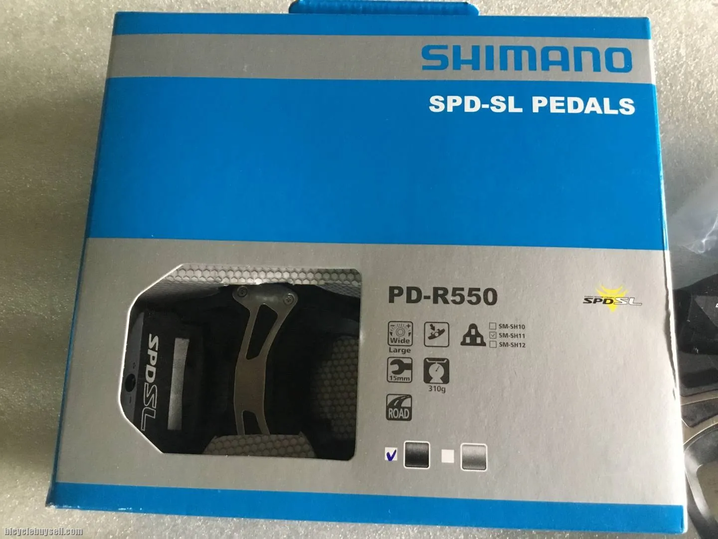 Shimano SPD-SL R550 Clip Pedal @ free pos