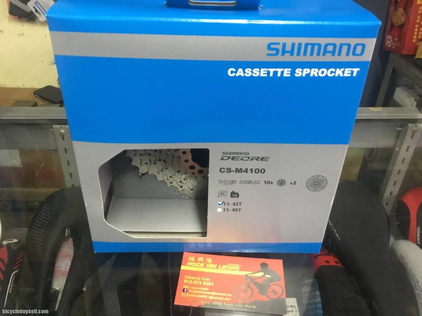 Shimano Deore M4100 -10speed caset 11-42T (free pos w.m)