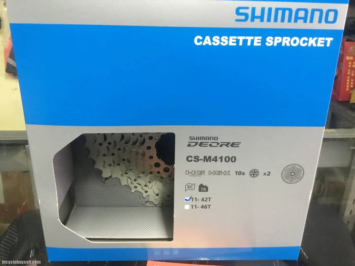 Shimano Deore M4100 -10speed caset 11-42T (free pos w.m)