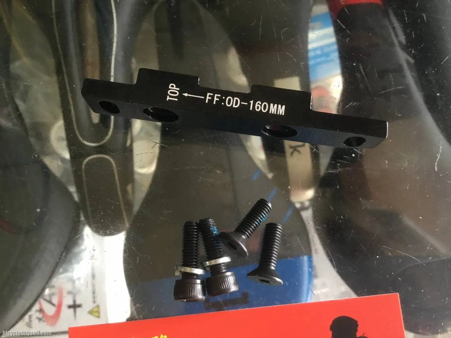 Road DiscBrake Adaptor / Front 160mm (free pos w.m)
