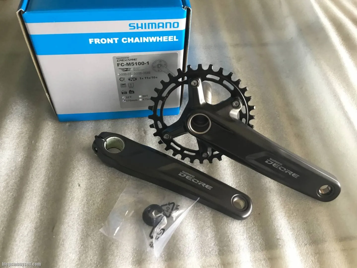 Shimano Deore M5100-1 Crankset 32T 11s @ free pos