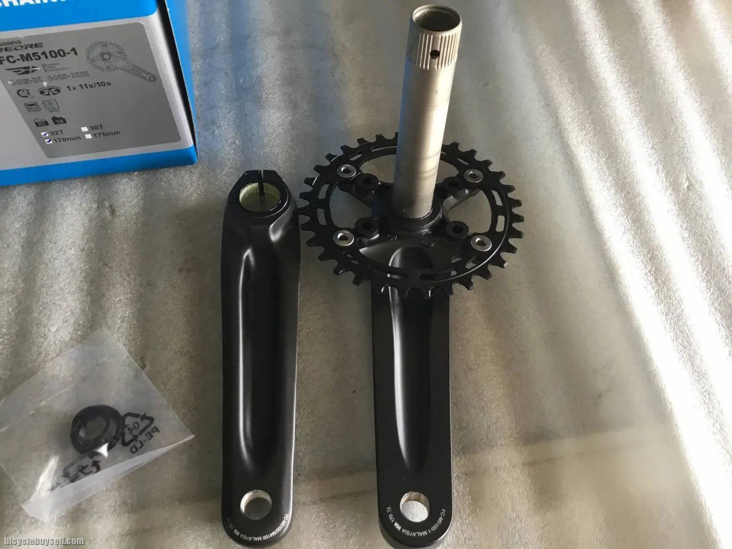 Shimano Deore M5100-1 Crankset 32T 11s @ free pos