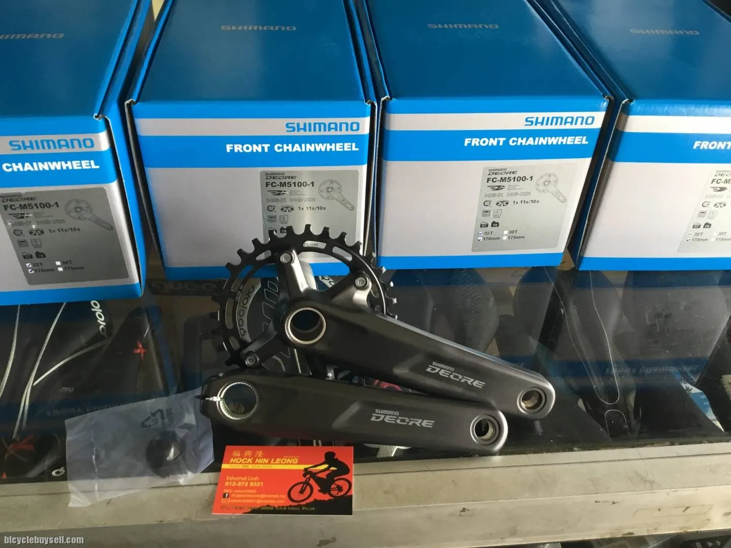 Shimano Deore M5100 1x11s Crankset (free pos w.m)