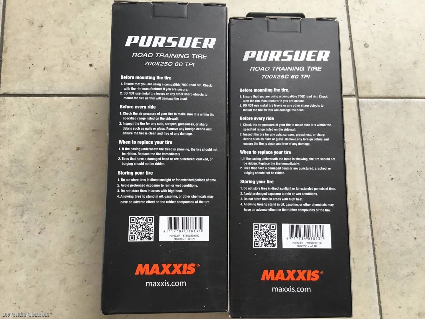 Maxxis Persuer RoadTires 25c - 1set - Taiwan -- free pos