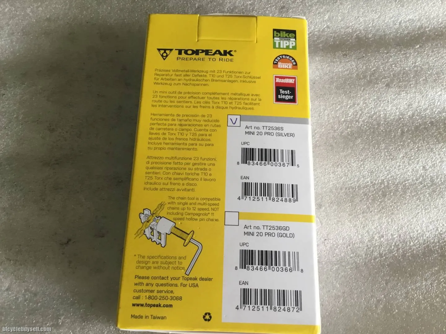 Topeak Mini 20 Pro Multi Tools | 20 Function @ free pos