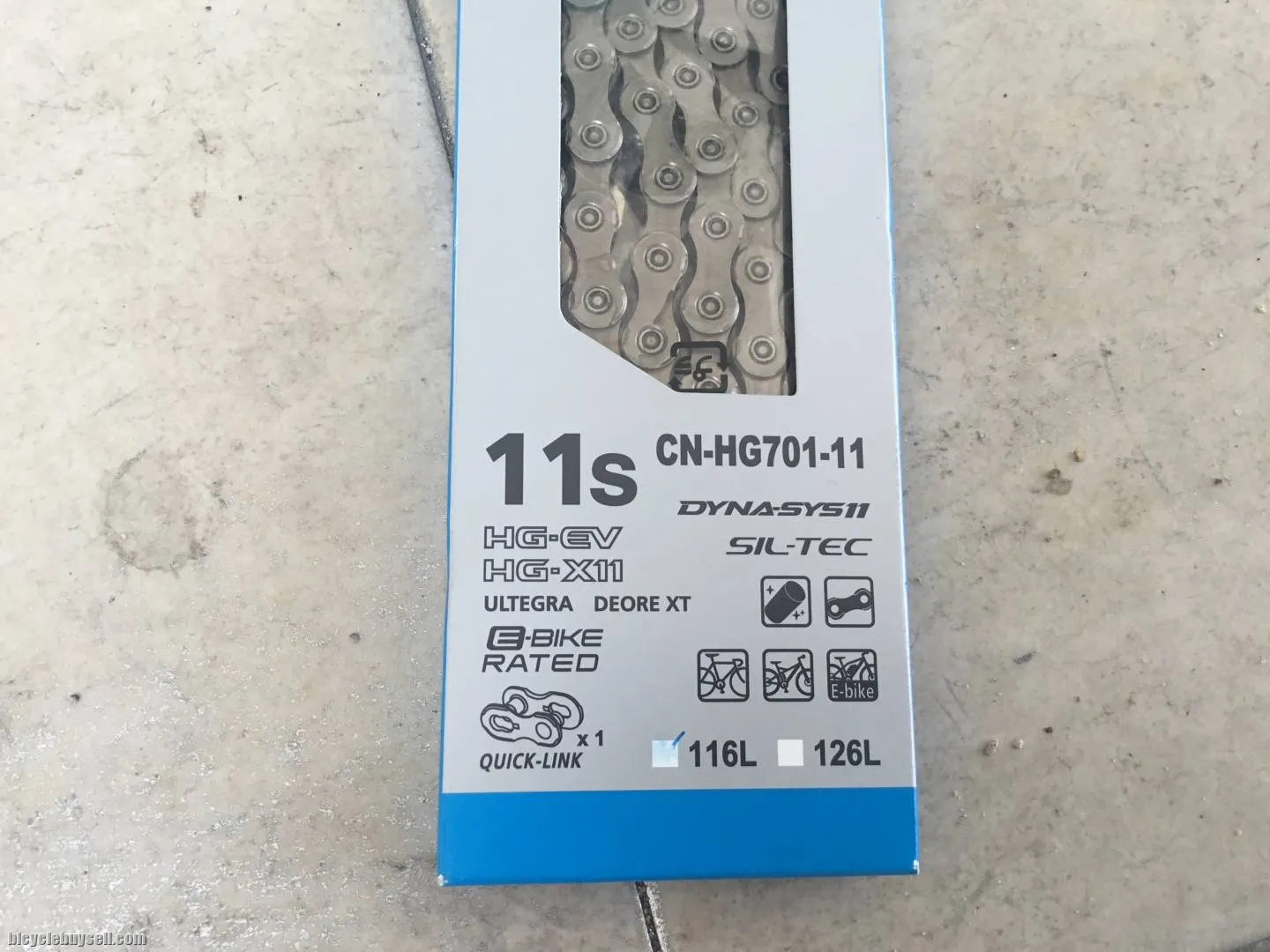Shimano 11speed Chain HG701 Ultegra/XT -- free courier