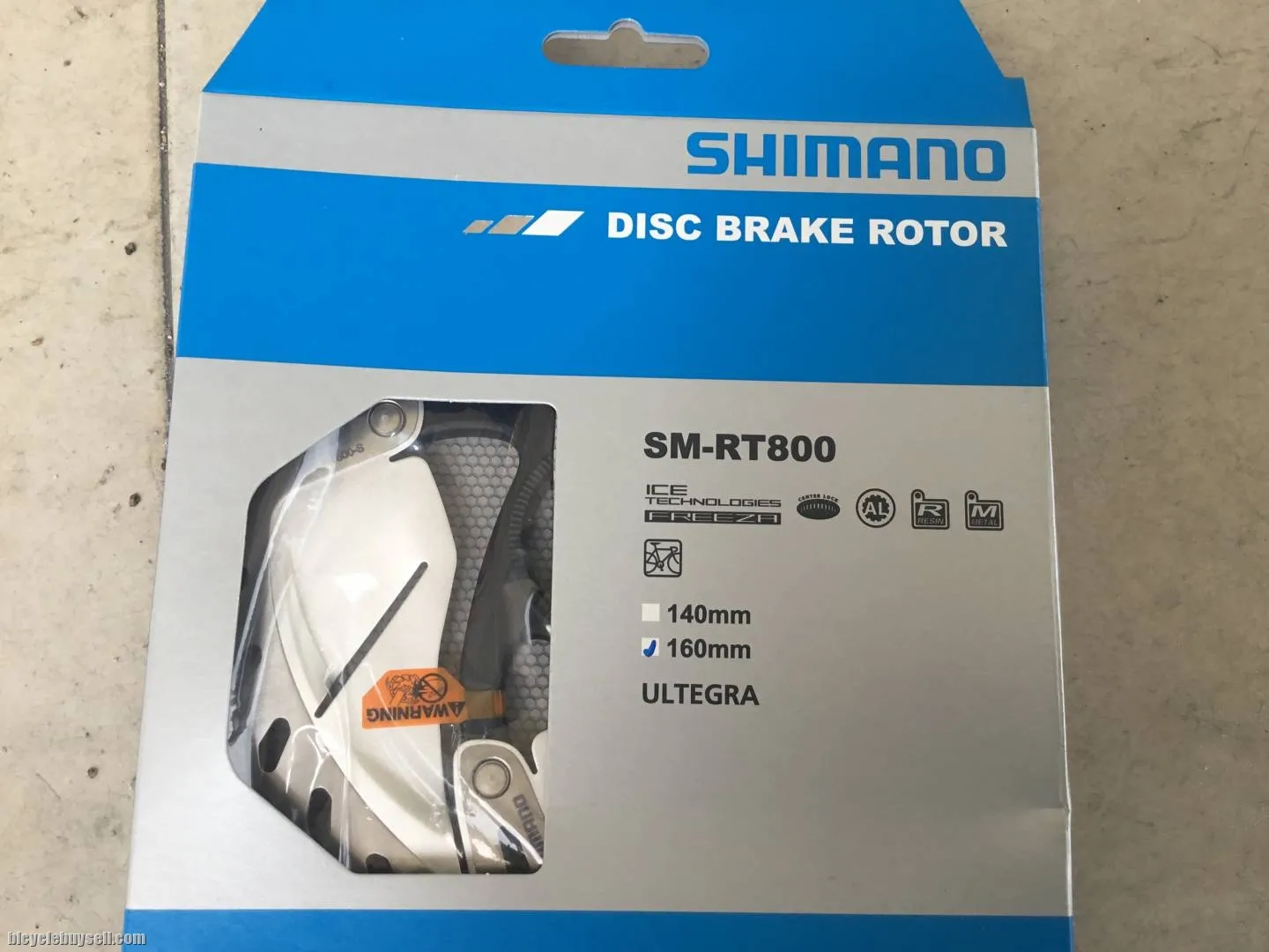 Shimano Ultegra RT800 160mm Center Rotor - 1pair -- free courier