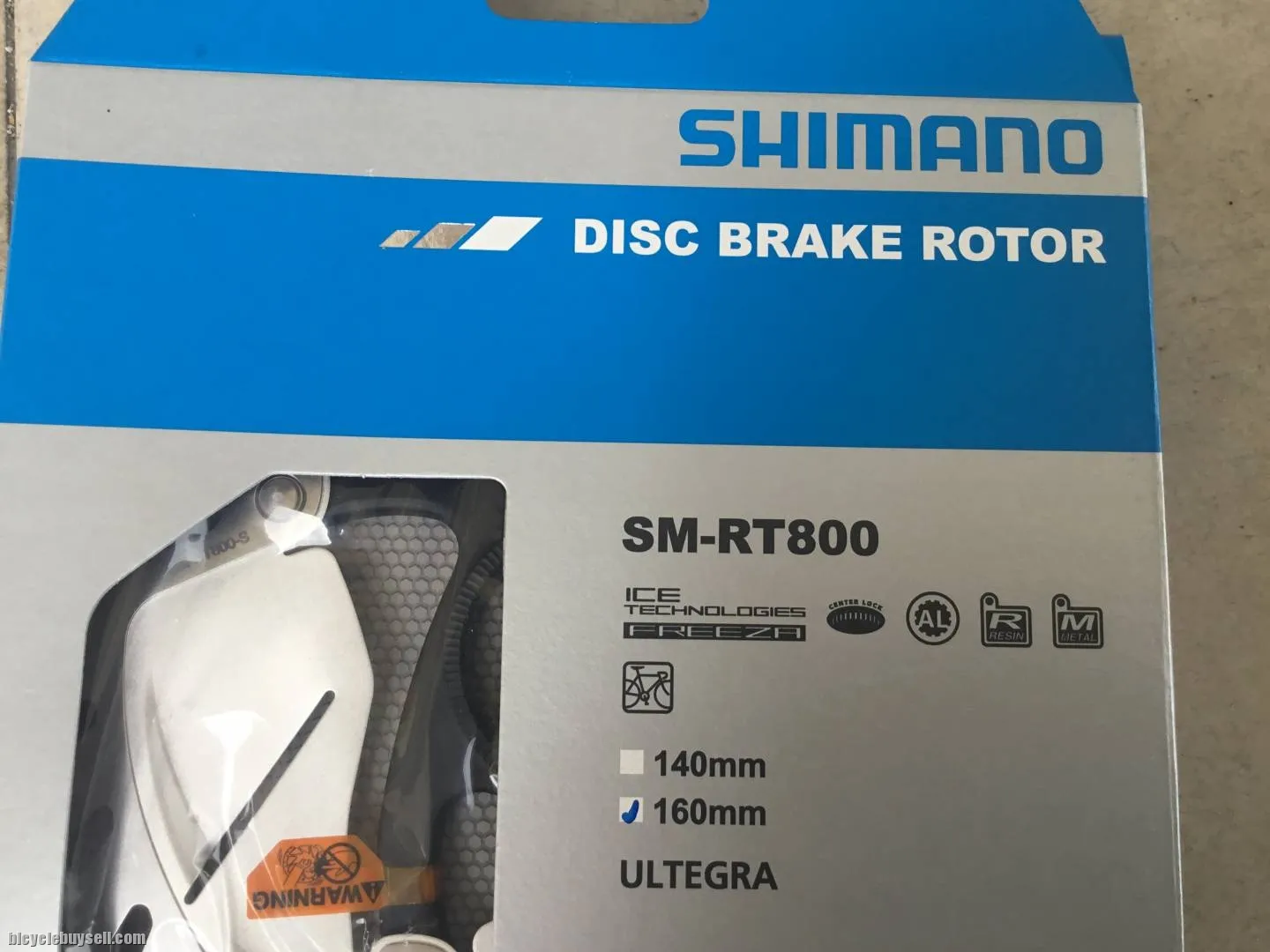 Shimano Ultegra RT800 160mm Center Rotor - 1pair -- free courier