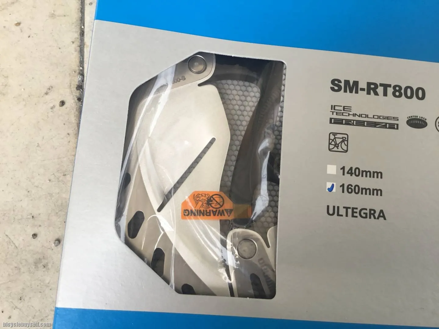 Shimano Ultegra RT800 160mm Center Rotor - 1pair -- free courier