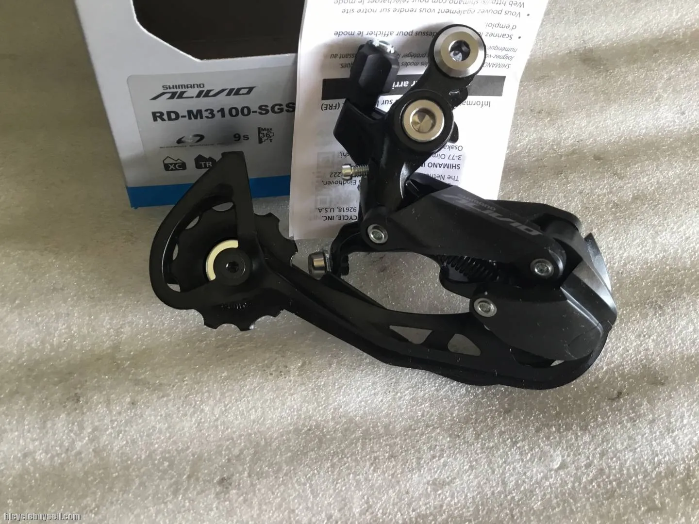 Shimano Alivio Rear Deraileur GS | 9speed @ free pos
