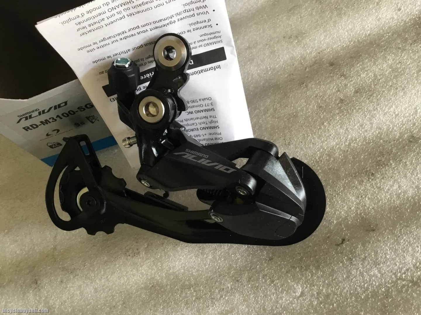 Shimano Alivio Rear Deraileur GS | 9speed @ free pos