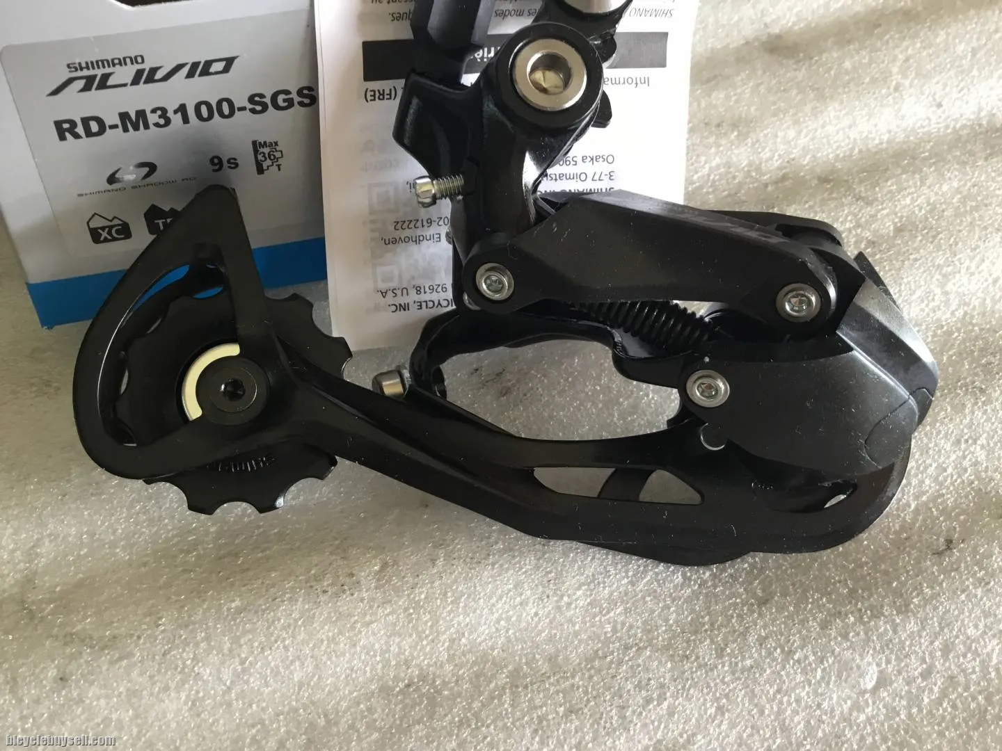 Shimano Alivio Rear Deraileur GS | 9speed @ free pos