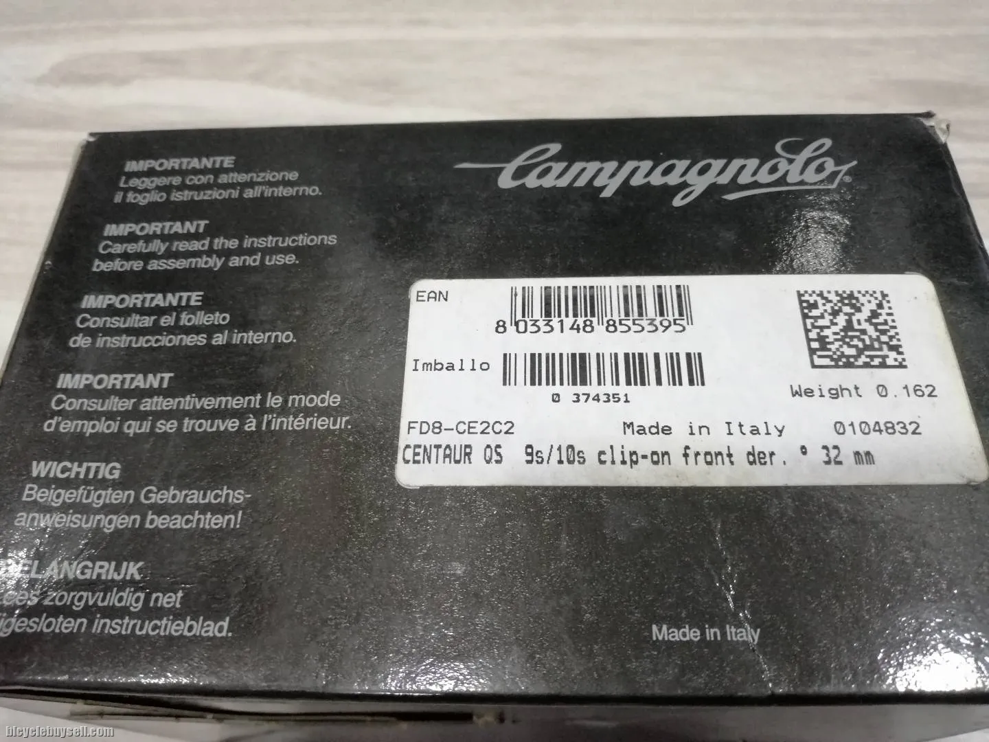 Campagnolo Centaur 10 Speed 32mm Clamp FD